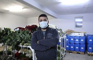 Yalova mezatında bir günde 60 bin dal çiçek satıldı