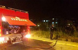 Yangın ekipleri harekete geçirdi