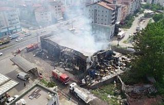 Yangının boyutu gün ağarınca ortaya çıktı