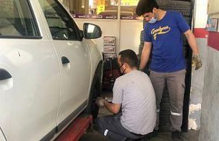 Yazlık lastiğe geçiş devam ediyor