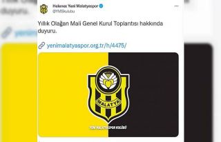 Yeni Malatyaspor’da olağan mali genel kurul 5 Haziran’da...