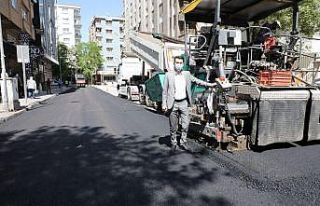Yenişehir’de 50 bin ton asfaltlama çalışması...
