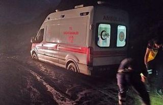 Yüksekova-Van karayolunda heyelan: Çok sayıda araç...