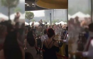 Yüzlerce kişinin mesafesiz partisi, ‘Güvenli...