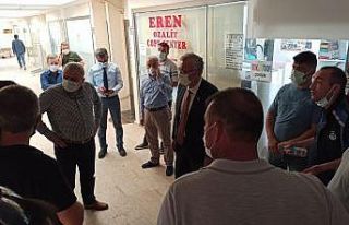 Zabıta memuru dinlenme odasında göğsünden vurulmuş...