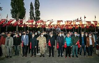 Zeve Şehitliğinde ‘Şafak vakti’ programı düzenlendi