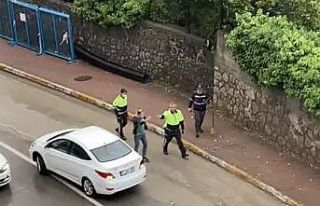 Zonguldak’ta otomobil rögara düştü