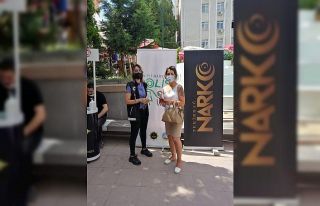 400 anneye uyuşturucu ile mücadelede bilgilendirme...