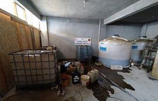 4 bin litre kaçak akaryakıt piyasaya sürülmek...