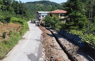 800 metrelik su hattı yenileniyor