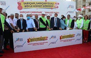 Adana Büyükşehir Belediyesinden açılış ve temel...