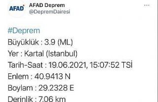 AFAD’dan edinilen bilgeye göre, İstanbul’da...