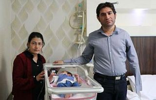 Afgan bebek, Tekden Hastanesi’nde sağlığına...