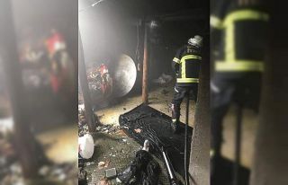 Afyon’da ev yangını