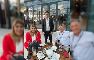 Ahmet Nur Çebi, Berna Gözbaşı ve Efe Bezci, Bakü’de...