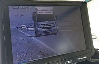 Aksaray emniyetinden hız ve ağır tonaja sıkı...