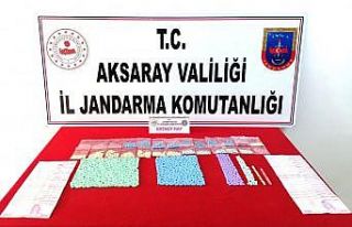 Aksaray’da jandarmadan terminalde uyuşturucu operasyonu