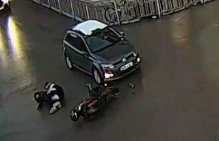 Aksaray’da yaşanan kazalar MOBESE kameralarında