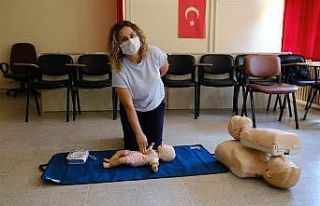 Alanya Belediyesi personeline ilk yardım eğitimi