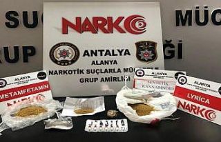 Alanya’da uyuşturucu operasyonu