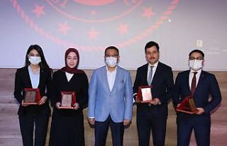 Alaşehir’de ataması çıkan 4 hakim için veda...