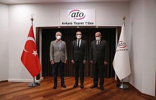 Ankara Vergi Dairesi Başkanı Duman, ATO Başkanı...