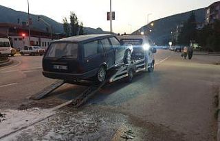 Ankara’da otomobil alev aldı, sürücü yanmaktan...