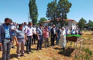 Annesine karşı olan son görevi kendi yerine getirdi