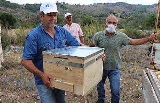 Arıcılara kovan hibesi yapıldı , çiftçilere...