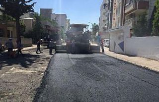 Arzumkent Caddesi asfaltlanıyor