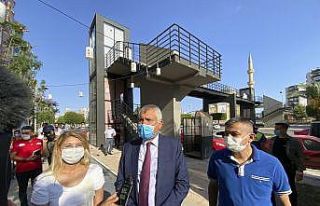 Asansörlü üst geçitler vatandaşın hizmetinde