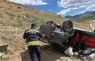 Aşkale’de trafik kazası: 1 yaralı