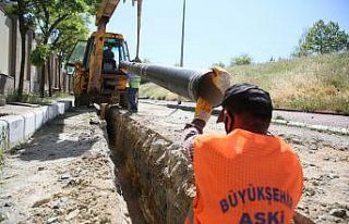 ASKİ Diplomatlar Sitesi’nde 7 bin metrelik içme...