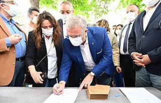 Ata tohumları toprakla buluştu