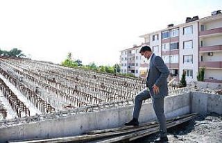 Ataevler köprüsünde çalışmalar hızla ilerliyor