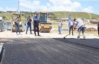 Atatürk Bulvarı asfaltlanıyor