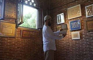 Atıl tarihi hamam hat müzesine dönüştü