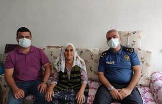 Atiye ninenin yardımına polis ekipleri yetişti