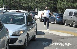 Atletlere taş çıkarttı ama sınava yetişemedi