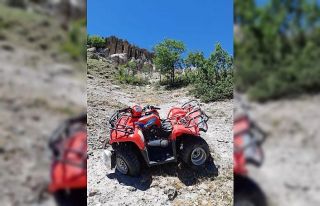 ATV şarampole devrildi, 1 ölü, 1 yaralı