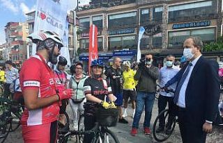 Avcılar’da bisikletseverler "Dünya Bisiklet...