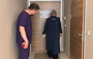 Ayağa bile kalkamıyordu, tedavinin ikinci gününde...