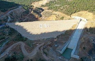 Aydıncık Barajında çalışmalar devam ediyor