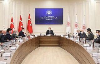 Bakan Bilgin, TİSK Yönetim Kurulu Üyelerini kabul...