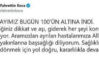 Bakan Koca: "Vefat sayımız bugün 100’ün...