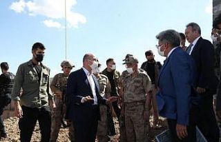 Bakan Soylu Tendürek’te