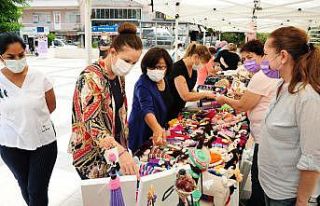 Balçovalı kadınların el emeği göz nuru ürünleri...