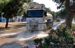Bandırma Belediyesi’nden Erdek’e temizlik desteği