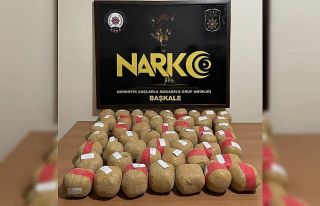 Başkale’de 52 kilogram 165 gram eroin ele geçirildi