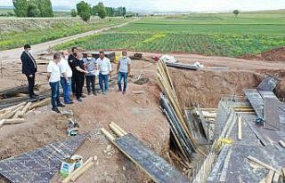 Başkan Aşgın, Koçhisar isale hattındaki çalışmaları...